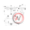 Смеситель для ванны с управлением Push Control, Shelfy, IDDIS, SHESBBTi02WA