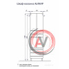 Шкаф - колонна Aquaton Альтаир белый 1A041803AR010
