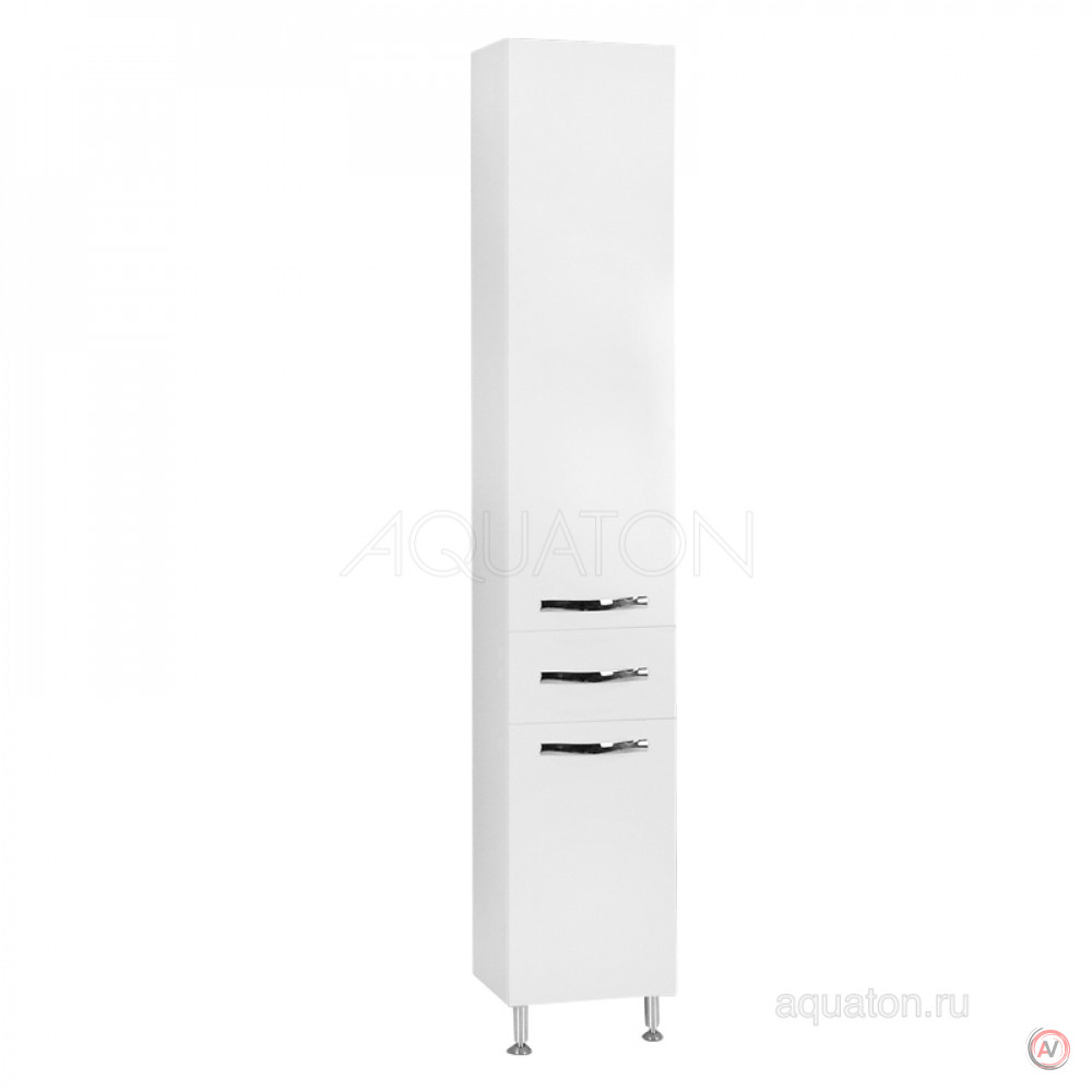 Шкаф - колонна Aquaton Ария Н белый 1A124303AA010