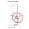 Шкаф - колонна Aquaton Ария Н черный глянец 1A124303AA950