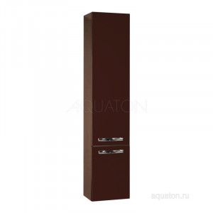 Шкаф - колонна Aquaton Ария подвесная темно-коричневый 1A134403AA430