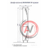 Шкаф - колонна Aquaton Минима М правая белый 1A132203MN01R