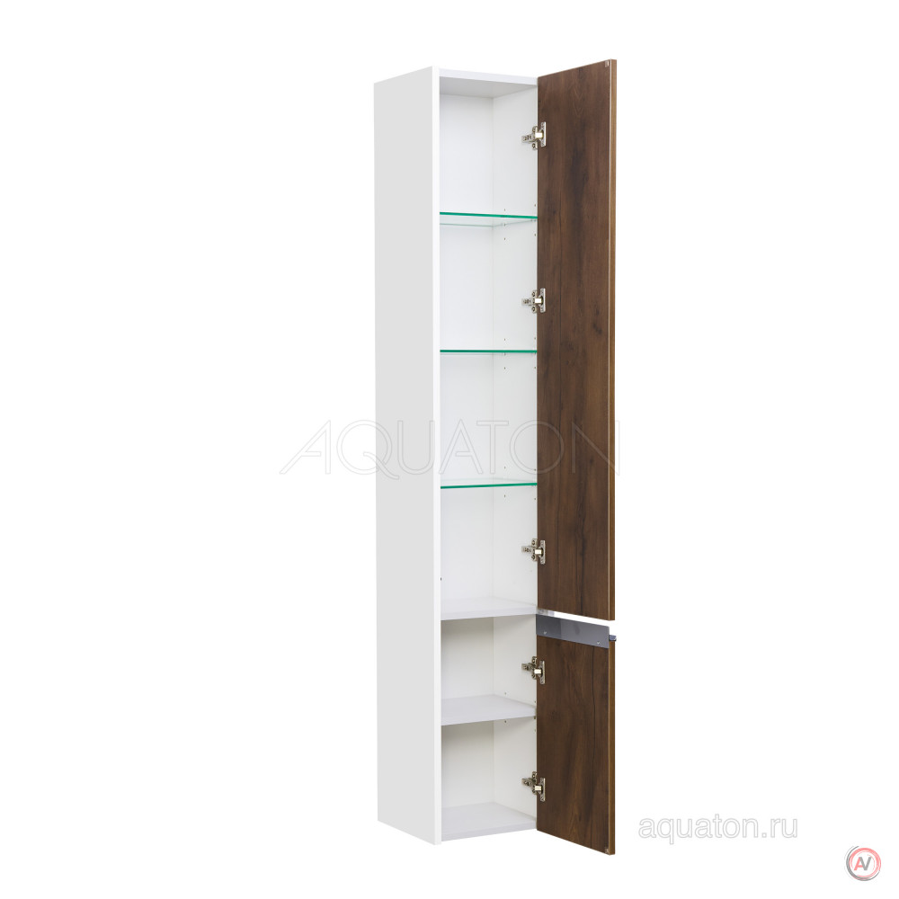 Шкаф - колонна Aquaton Капри левый таксония темная 1A230503KPDBL