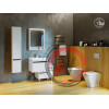 Шкаф - колонна Aquaton Капри правый белый глянец 1A230503KP01R