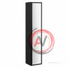 Шкаф - колонна Aquaton Римини черный глянец 1A234703RN950 NEW