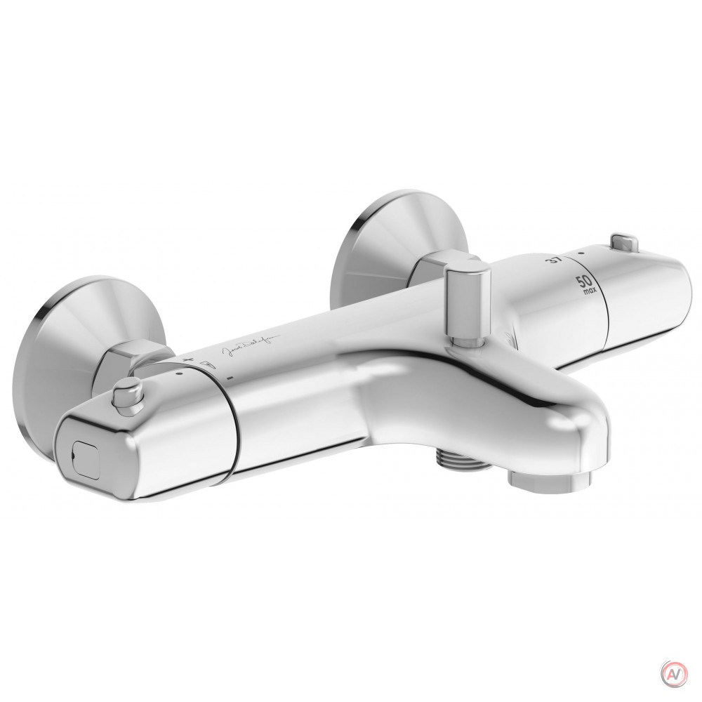E75772-CP термостат для ванны и душа ROBUST, настенный (хром)