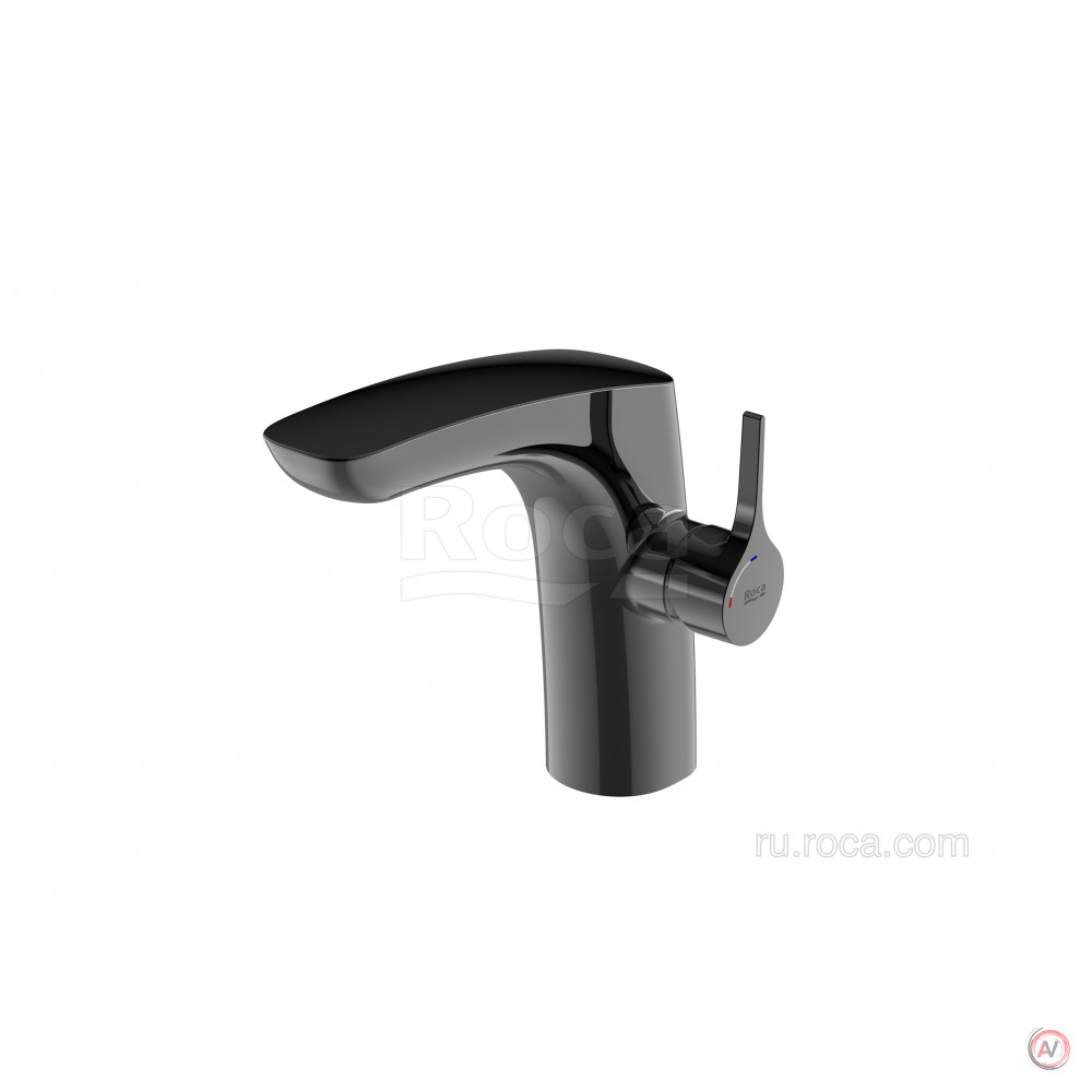 INSIGNIA Смеситель для раковины без донного клапана, Titanium Black