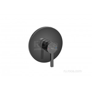 NAIA Смеситель для душа скрытого монтажа (для установки с RocaBox A525869403), Titanium Black