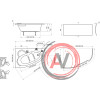 Ванна акриловая угловая Ravak Asymmetric 150x100 левая C441000000