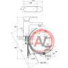 Смеситель для умывальника Ravak Chrome CR 011.00 с донным клапаном X070053
