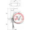 Смеситель для умывальника Ravak Chrome CR 012.00 без донного клапана X070041