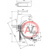 Смеситель для умывальника с донным клапаном Ravak Flat FL 013.00, X070117