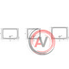 Душевой поддон Ravak Gigant Pro Flat 120x80, XA03G411010