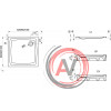 Душевой поддон акриловый квадратный Ravak Perseus 80x80 см LA A024401210