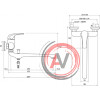Смеситель для ванны Ravak Rosa RS 051.00/150 с поворачивающимся изливом X07P002