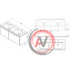 Тумба под умывальник Ravak SD-1300 CLASSIC каппучино/белая X000000958