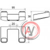 Крючок двойной Ravak TD 100.00, X07P352
