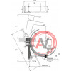 Смеситель для умывальника Ravak 10 Free -TD F 013.00 X070128