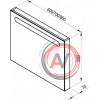 Зеркало Ravak Chrome 700 оникс X000000549