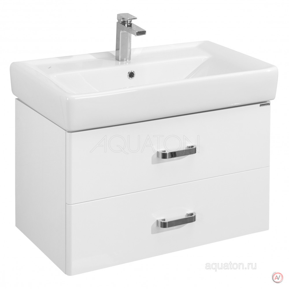 Тумба под раковину Aquaton Америна 80 белый 1A137701AM010