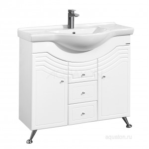 Тумба под раковину Aquaton Домус 95 белый 1A061301DO010
