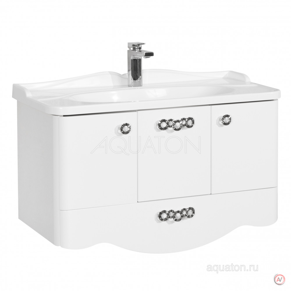 Тумба под раковину Aquaton Венеция 90 белый 1A155601VN010
