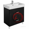 Тумба под раковину Aquaton Америна 80 Н черная 1A169401AM950