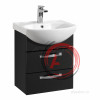 Тумба под раковину Aquaton Ария 50 М подвесная черный 1A140001AA950