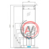 Тумба под раковину Aquaton Фиджи 60 белый 1A179601FG010
