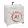 Тумба под раковину Aquaton Леон 80 Н дуб белый 1A187801LBPS0