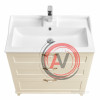 Тумба под раковину Aquaton Леон 80 Н дуб бежевый 1A187801LBPR0