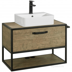 Тумба под раковину Aquaton Лофт Фабрик 80 дуб кантри 1A242401LTDY0