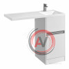 Тумба под раковину Aquaton Лондри 400 белый 1A236001LH010