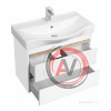 Тумба под раковину Aquaton Нортон 80 белая 1A248901NT010
