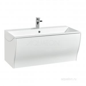 Тумба под раковину Aquaton Ондина 100 белый 1A163701OD010