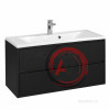 Тумба под раковину Aquaton Римини 100 черный 1A134501RN950