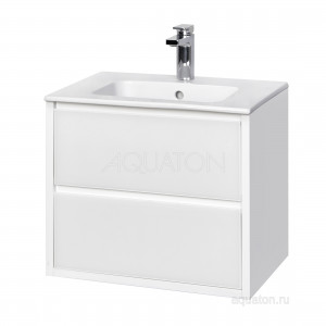 Тумба под раковину Aquaton Римини 60 белый глянец 1A226601RN010 NEW