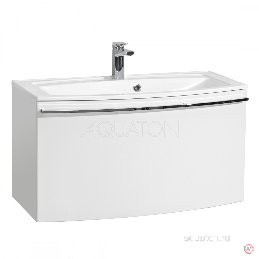 Тумба под раковину Aquaton Севилья 95 белый жемчуг 1A126401SEG30