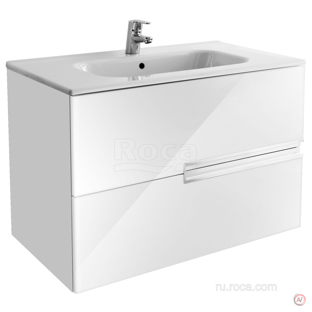 VICTORIA NORD ICE EDITION модуль для раковины, 2 ящика, 800 мм, белый глянец
