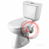 Унитаз-компакт Santek Бриз с диагональным выпуском 1WH202569