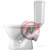 Унитаз-компакт Santek Алькор с диагональным выпуском, антивсплеск 1WH302196