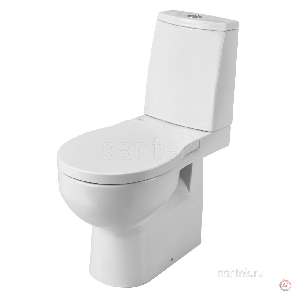 Унитаз-компакт Santek Аллегро с горизонтальным выпуском 1WH301955