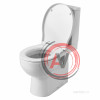 Унитаз-компакт Santek Аллегро с горизонтальным выпуском 1WH301955