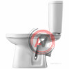 Унитаз-компакт Santek Анимо с диагональным выпуском 1WH110032