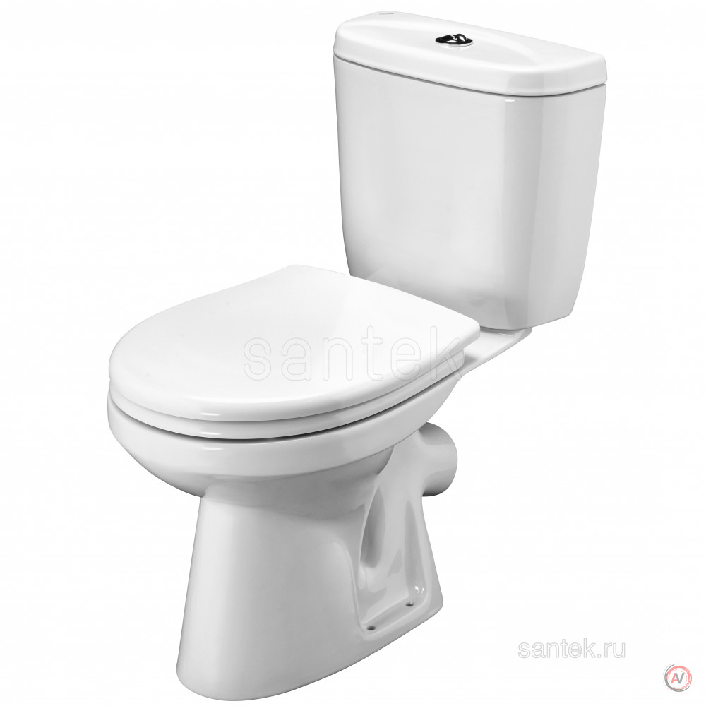 Унитаз-компакт Santek Анимо с диагональным выпуском 1WH110032