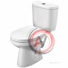 Унитаз-компакт Santek Анимо с диагональным выпуском 1WH110032
