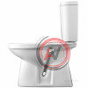 Унитаз-компакт Santek Анимо с вертикальным выпуском 1WH302133