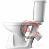 Унитаз-компакт Santek Бриз с диагональным выпуском 1WH302138