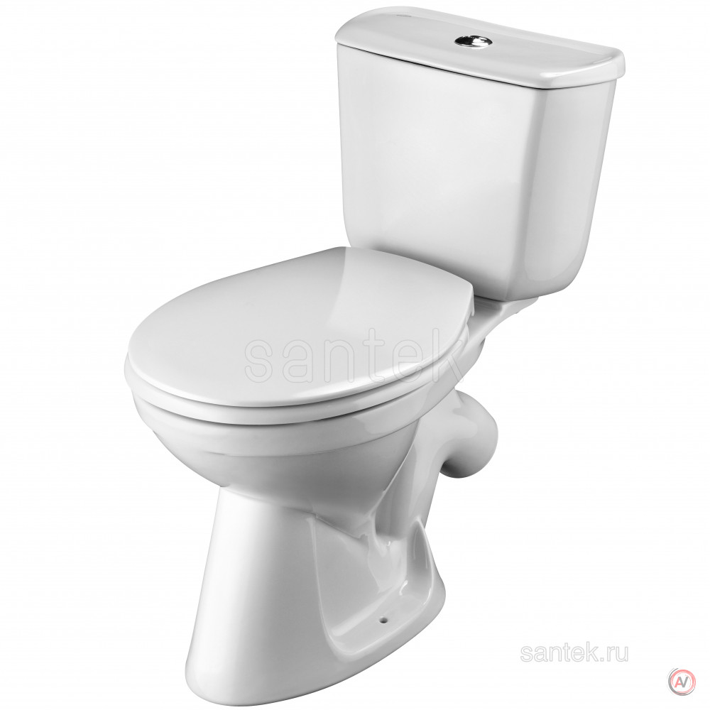 Унитаз-компакт Santek Бриз с диагональным выпуском 1WH302138