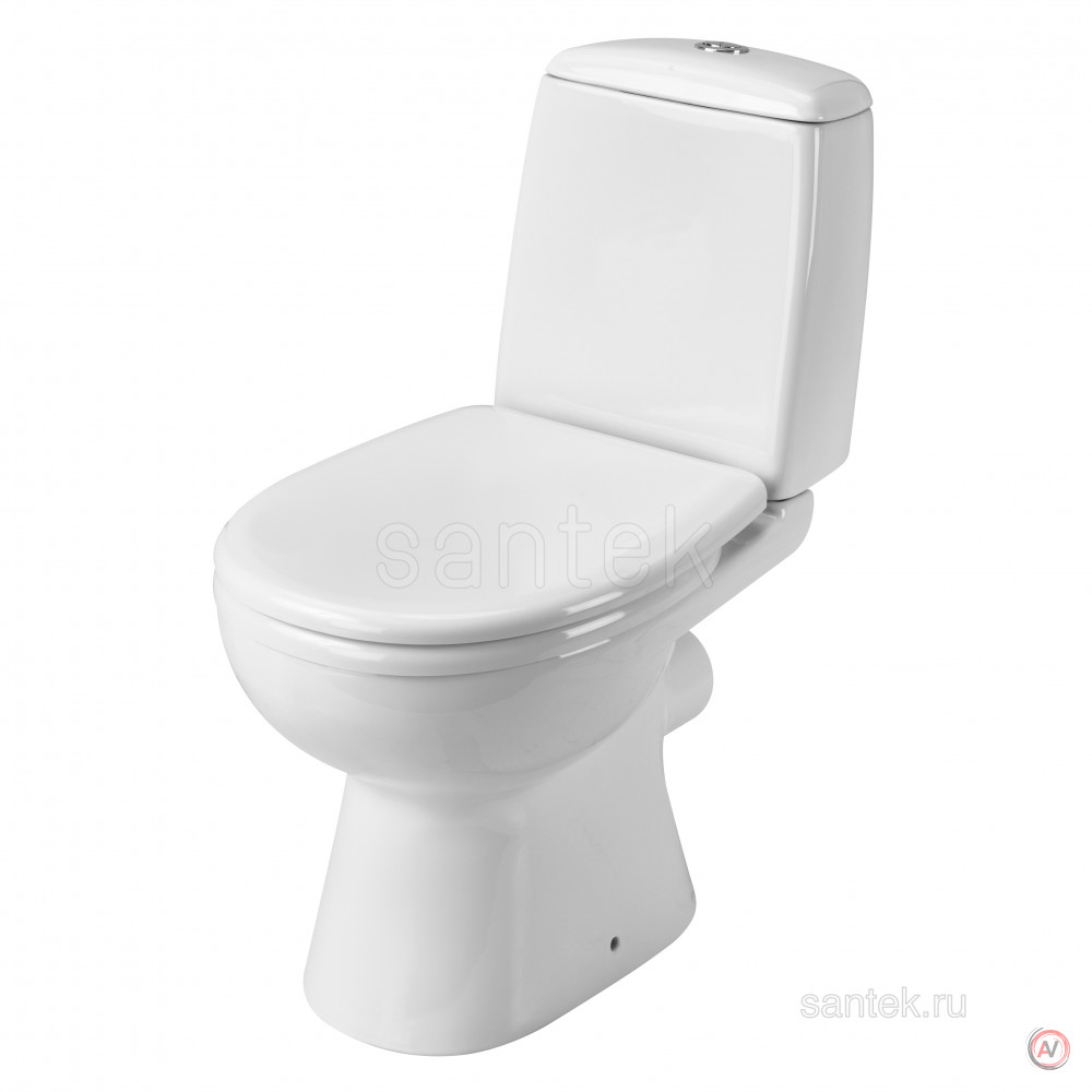 Унитаз-компакт Santek Цезарь с горизонтальным выпуском 1WH301746